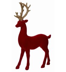 Χριστουγεννιάτικος Διακοσμητικός Τάρανδος Κόκκινος (31cm) - 1 Τεμάχιο