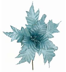 Χριστουγεννιάτικο Λουλούδι Γαλάζιο Αλεξανδρινό (25cm)