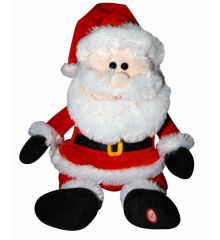 Χριστουγεννιάτικος Λούτρινος Άγιος Βασίλης Καλαντούλης Ελληνικά Κάλαντα (30εκ)