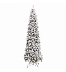 Χριστουγεννιάτικο Χιονισμένο Δέντρο Super Slim CYPRESS (2,40m)