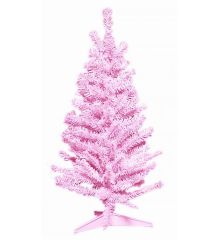 Χριστουγεννιάτικο Επιτραπέζιο Δέντρο Ροζ (80cm)