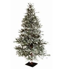 Χριστουγεννιάτικο Χιονισμένο Δέντρο FLOCKED PINE (1,5m)
