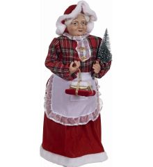 Χριστουγεννιάτικο Διακοσμητικό Αγ. Βασιλίνα με Δώρα (30cm)