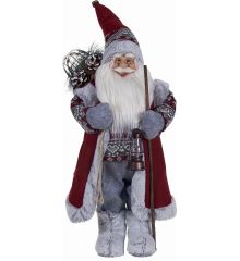 Χριστουγεννιάτικος Διακοσμητικός Άγιος Βασίλης με Κάπα (60cm)
