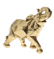 Χριστουγεννιάτικος Διακοσμητικός Ελέφαντας Χρυσός  (23cm)