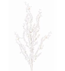 Κλαδι Λευκο, με Glitter, 72cm