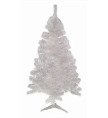 Χριστουγεννιάτικο Παραδοσιακό Δέντρο Λευκό Ιριδίζον (1,5m)
