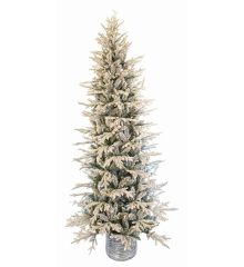 Χριστουγεννιάτικο Χιονισμένο Δέντρο Ελσίνκι με Γλάστρα σε Σακί (2,25m)
