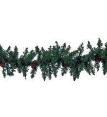 Χριστουγεννιάτικη Διακοσμητική Γιρλάντα Colorado με Kουκουνάρια (2,7m)