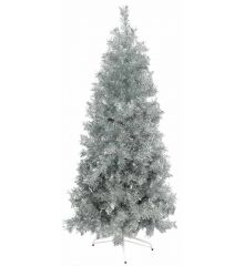 Χριστουγεννιάτικο Στενό Δέντρο SILVER SLIM (1,8m)