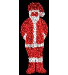 Χριστουγεννιάτικος Φωτιζόμενος Ακρυλικός Άγιος Βασίλης με LED (120cm)