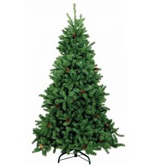 Χριστουγεννιάτικο Παραδοσιακό Δέντρο HO με Κουκουνάρια (2,1m)