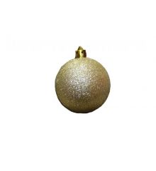 Χριστουγεννιάτικη Μπάλα Δέντρου Χρυσή - 6 εκ.
