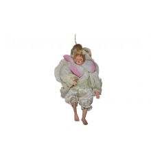Χριστουγεννιάτικο Πλαστικό Στολίδι Μωρό Πολύχρωμο (15cm)