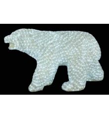 Χριστουγεννιάτικη Φωτιζόμενη Ακρυλική Αρκούδα με 1900 LED (120cm)