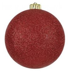 Χριστουγεννιάτικη Κόκκινη Μπάλα Οροφής (20cm)