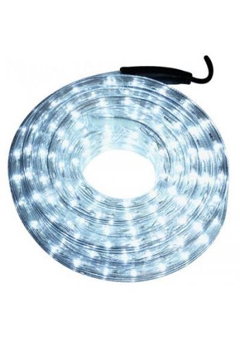 Λευκός Ψυχρός Φωτοσωλήνας LED, με Διάφανο Καλώδιο (48m)