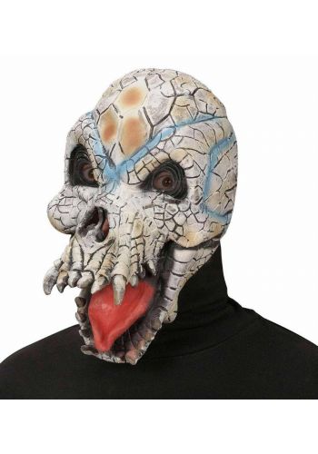 Αποκριάτικο Αξεσουάρ Μάσκα Latex Reptile Skull