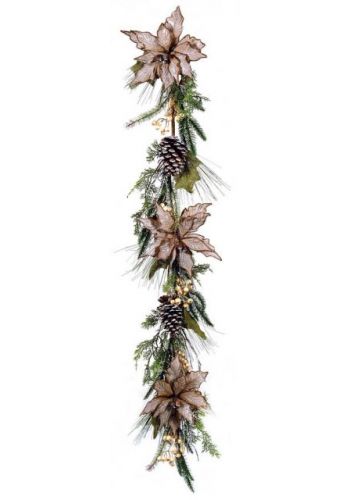 Χριστουγεννιάτικη Στολισμένη Γιρλάντα (120cm)