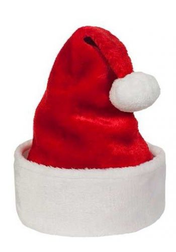 Χριστουγεννιάτικος Σκούφος Γούνινος Αϊ Βασίλη Κόκκινος Παιδικός (33cm)