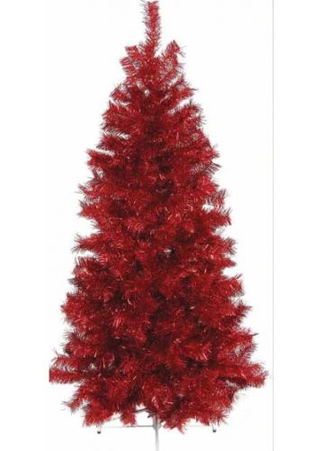 Χριστουγεννιάτικο Δέντρο RED SLIM (1,8m)