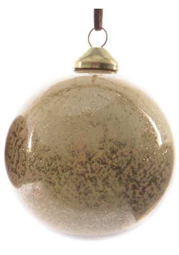 Χριστουγεννιάτικη Μπάλα Γυάλινη, με Στρας στο Εσωτερικό (8cm)