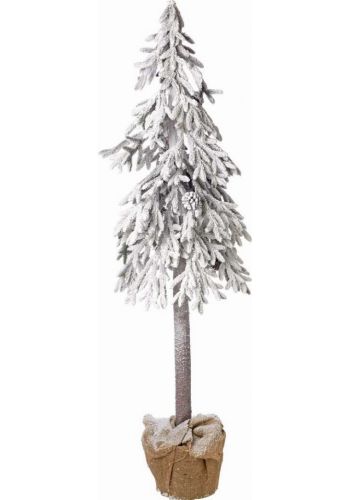 Χριστουγεννιάτικο Χιονισμένο Δέντρο με Γλάστρα σε Σακί (1,5m)