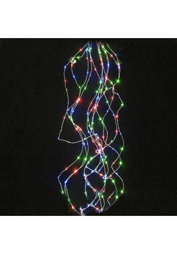 100 Πολύχρωμα Φωτάκια LED Copper, Χταπόδι (10*1m)
