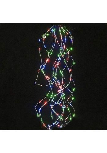 100 Πολύχρωμα Φωτάκια LED Copper, Χταπόδι (10*1m)