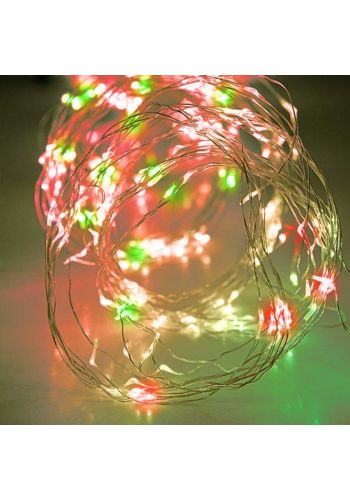 200 Πολύχρωμα Φωτάκια LED Copper Εξωτερικού Χώρου, Χταπόδι (10*2m)