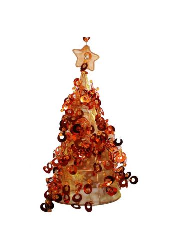 Χριστουγεννιάτικη Μπρονζέ Κορυφή Δέντρου, 13cm