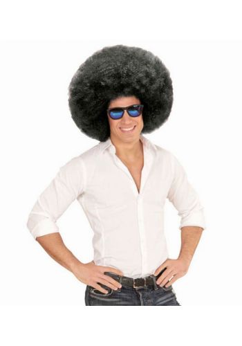 Αποκριάτικo Αξεσουάρ Μαύρη Περούκα Afro