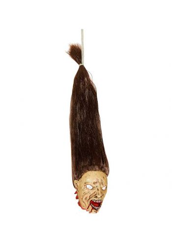Αποκριάτικο Κεφάλι Ζόμπι, Κρεμαστό από τα Μαλλιά