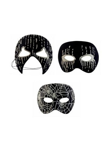 Αποκριάτικο Αξεσουάρ Φωσφορίζουσες Μάσκες - 3 Σχέδια