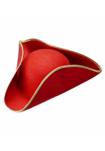 Αποκριάτικο Αξεσουάρ Κόκκινο Καπέλο Εποχής