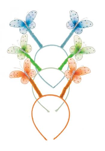 Αποκριάτικο Αξεσουάρ Στέκα με Πεταλούδες (3 χρώματα)