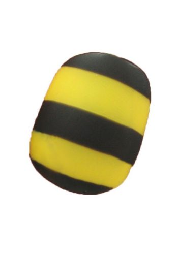 Αποκριάτικο Αξεσουάρ Σετ Νυχιών Μέλισσας  Μαύρο - Κίτρινο