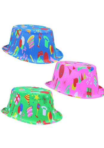 Αποκριάτικο Αξεσουάρ Πλαστικό Καπέλο (3 χρώματα)