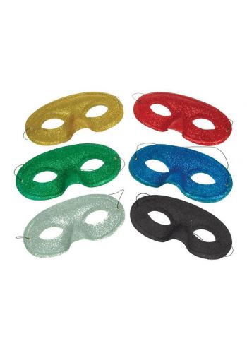 Αποκριάτικο Αξεσουάρ Μάσκα Ματιών με Στρας (6 χρώματα)