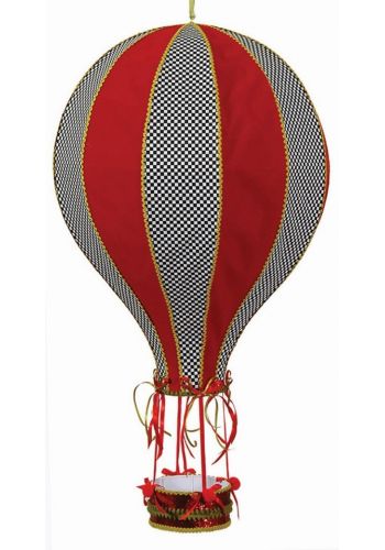 Χριστουγεννιάτικο Κρεμαστό Στολίδι Οροφής, Αερόστατο (80cm)
