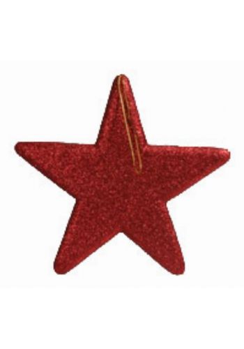 Χριστουγεννιάτικο Κρεμαστό Διακοσμητικό Κόκκινο Αστέρι Οροφής (50cm)