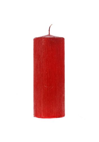 Χριστουγεννιάτικο Διακοσμητικό Κερί, Κόκκινο (16cm)