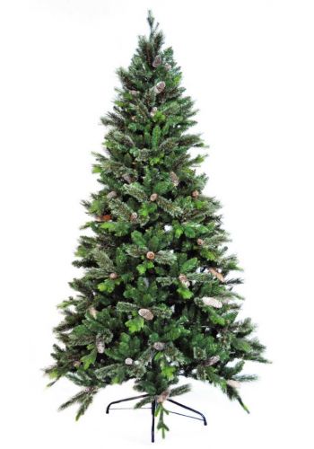 Χριστουγεννιάτικο Παραδοσιακό Δέντρο GENOVA με Κουκουνάρια (1,8m)