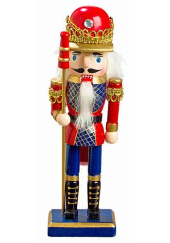 Χριστουγεννιάτικος Διακοσμητικός Στρατιώτης με Σκήπτρο (20cm)