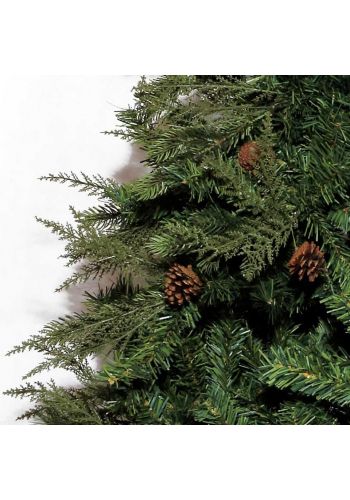 Χριστουγεννιάτικο Παραδοσιακό Δέντρο AKRON PINE με Κουκουνάρια (1,8m)