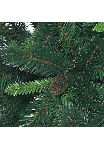 Χριστουγεννιάτικο Παραδοσιακό Δέντρο Smoky με Κουκουνάρια (2,1m)
