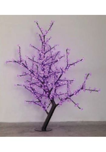 Χριστουγεννιάτικο Φωτιζόμενο Δέντρο, με Μωβ LED (1,4m)