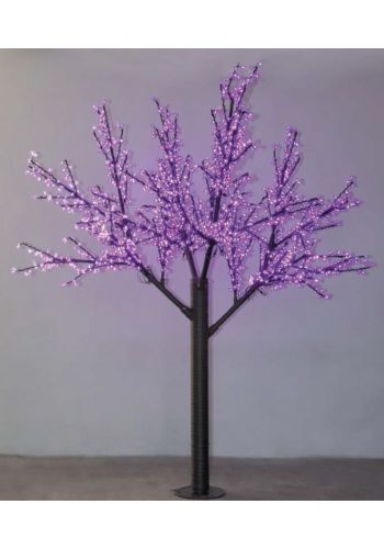 Χριστουγεννιάτικο Φωτιζόμενο Δέντρο, με Μωβ LED (2,8m)