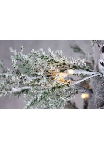Χριστουγεννιάτικο Φωτιζόμενο Δέντρο Χιονισμένο με LED (90cm)