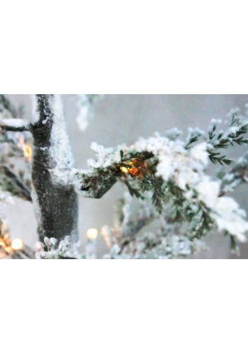Χριστουγεννιάτικο Φωτιζόμενο Δέντρο Χιονέ με LED (1,3m)